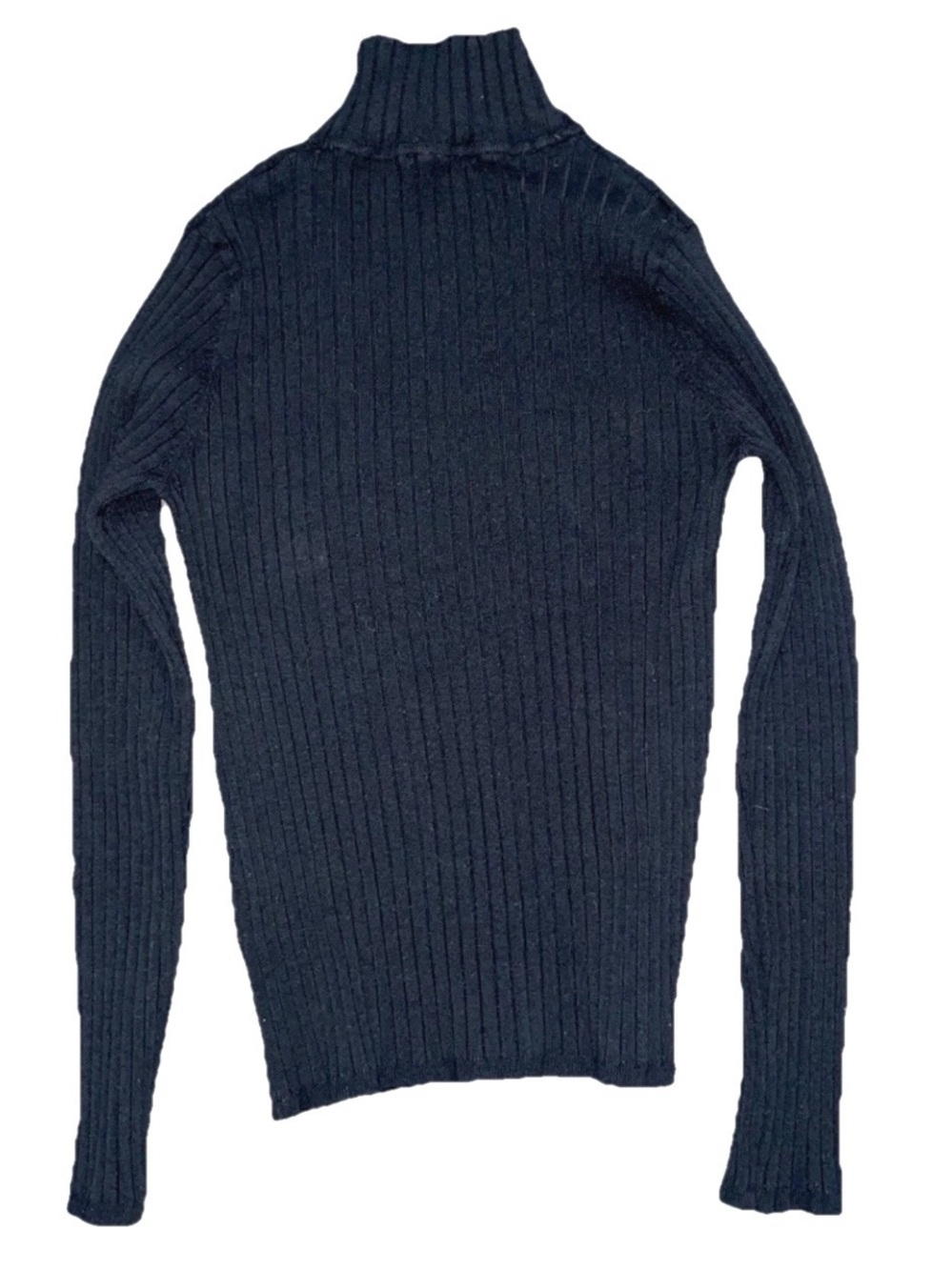 Belldini Ribbed Black Sweater Small Turtleneck GORGEOUS Y2K Vintage
